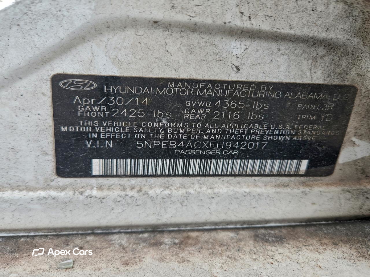 Hyundai Sonata 2014