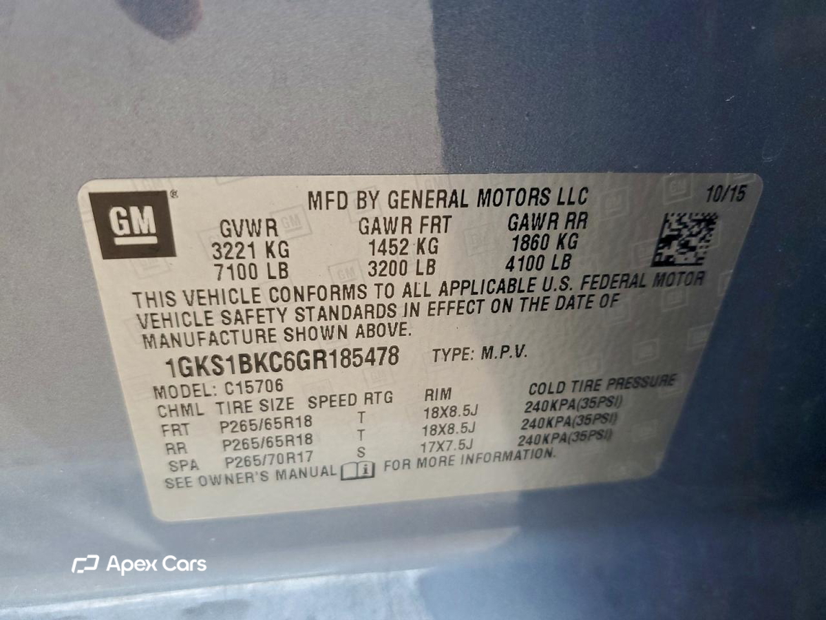 GMC Yukon 2016