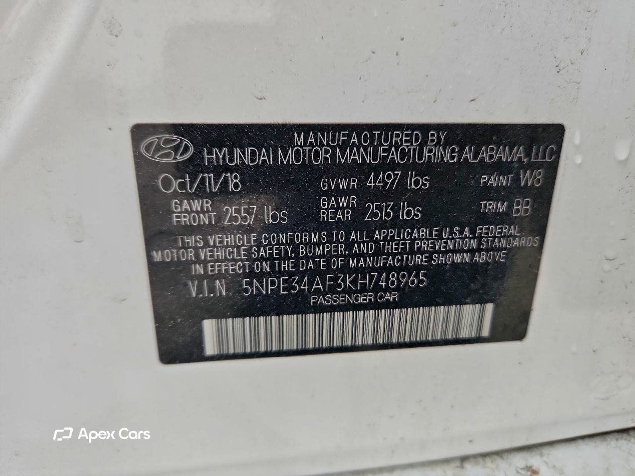 Hyundai Sonata 2019