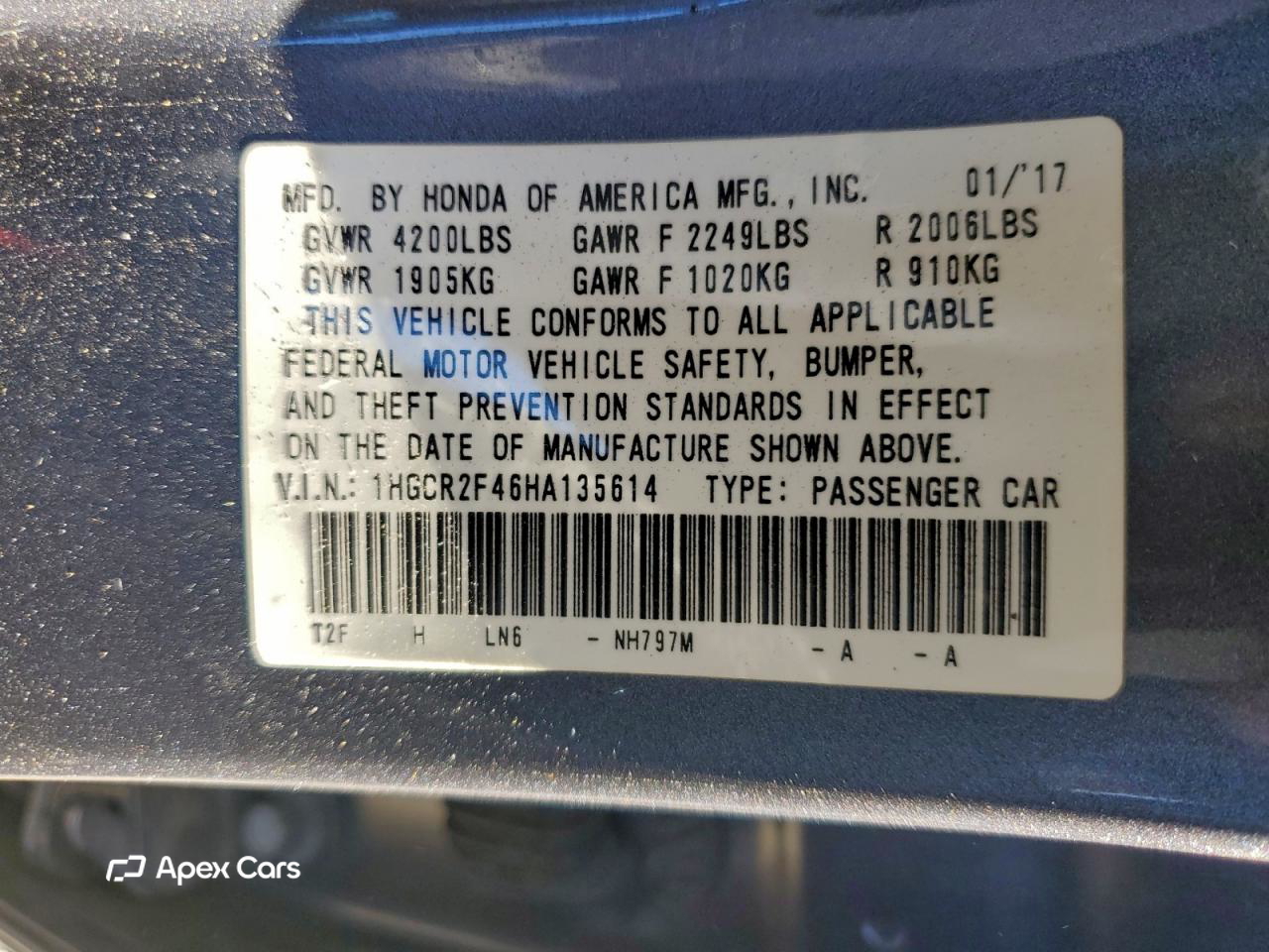 Honda Accord 2017