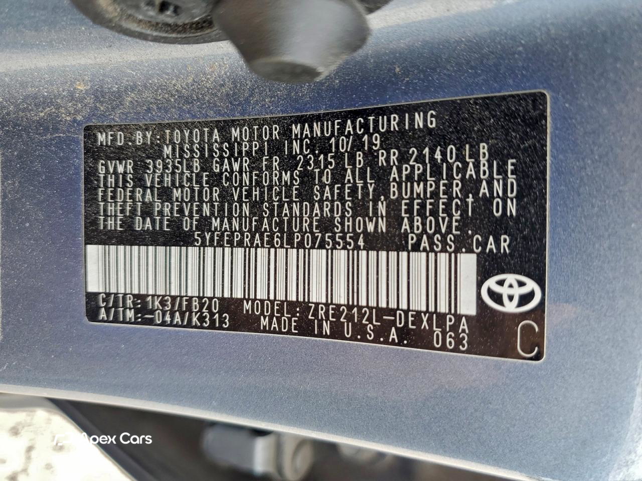 Toyota Corolla 2020