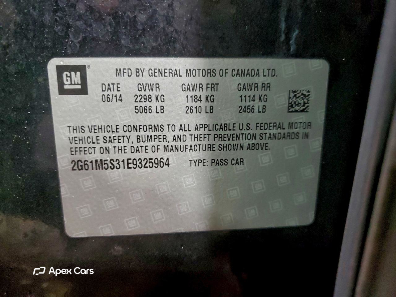 Cadillac XTS 2014