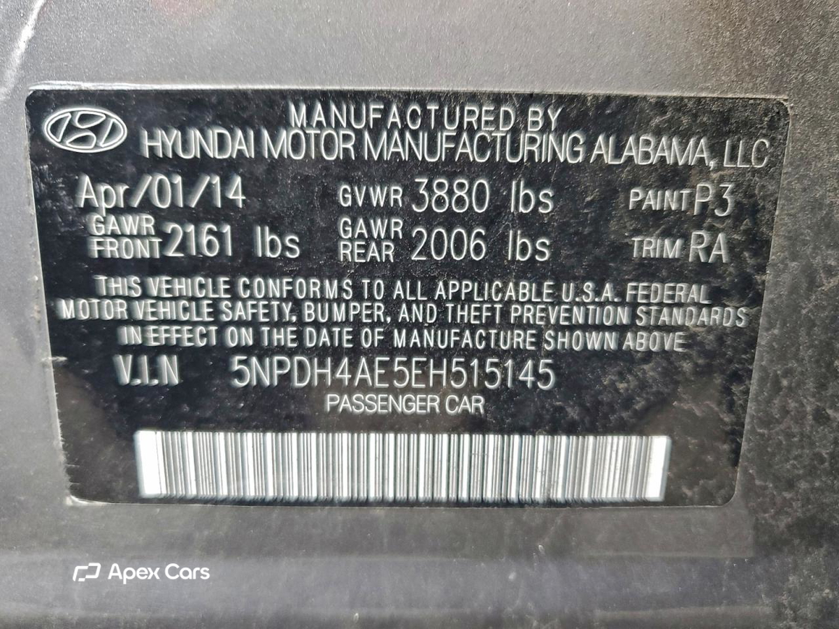 Hyundai Elantra 2014