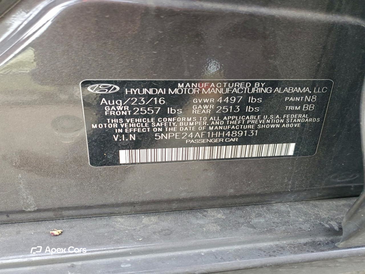 Hyundai Sonata 2017