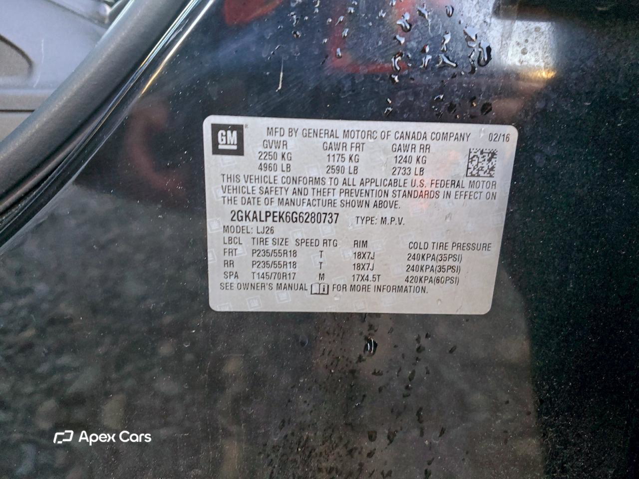 GMC Terrain 2016