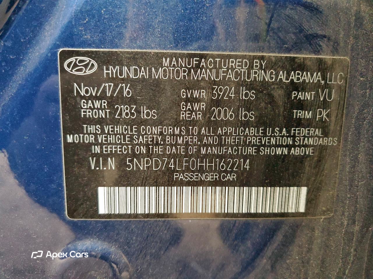 Hyundai Elantra 2017