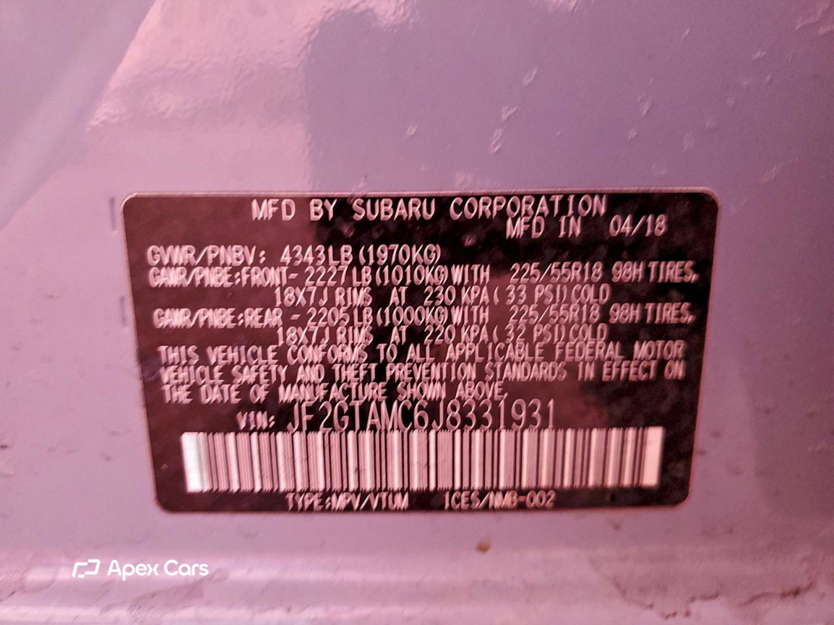 Subaru XV 2018
