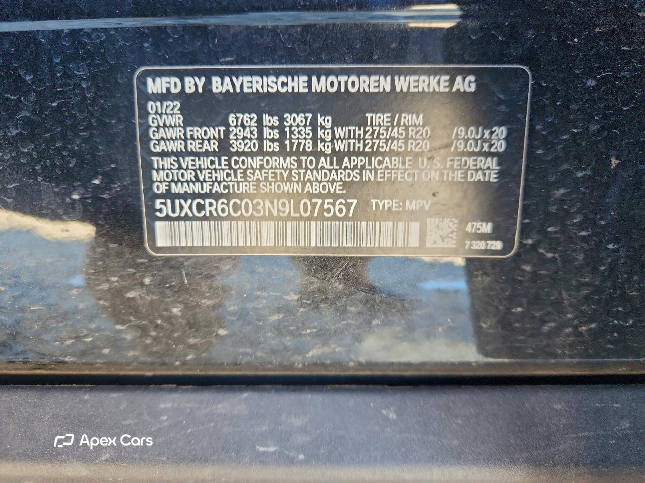 BMW X5 2022