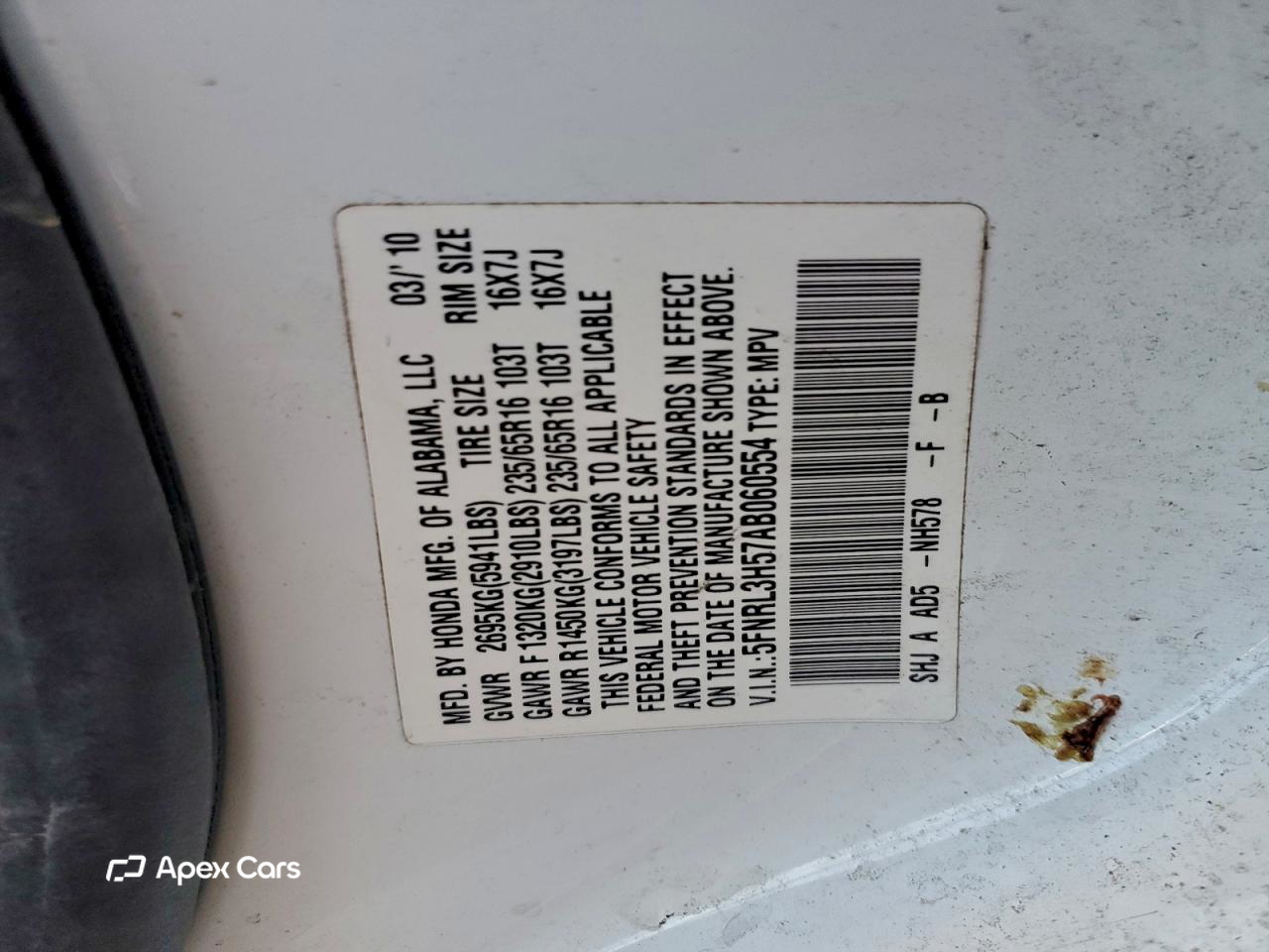 Honda Odyssey 2010