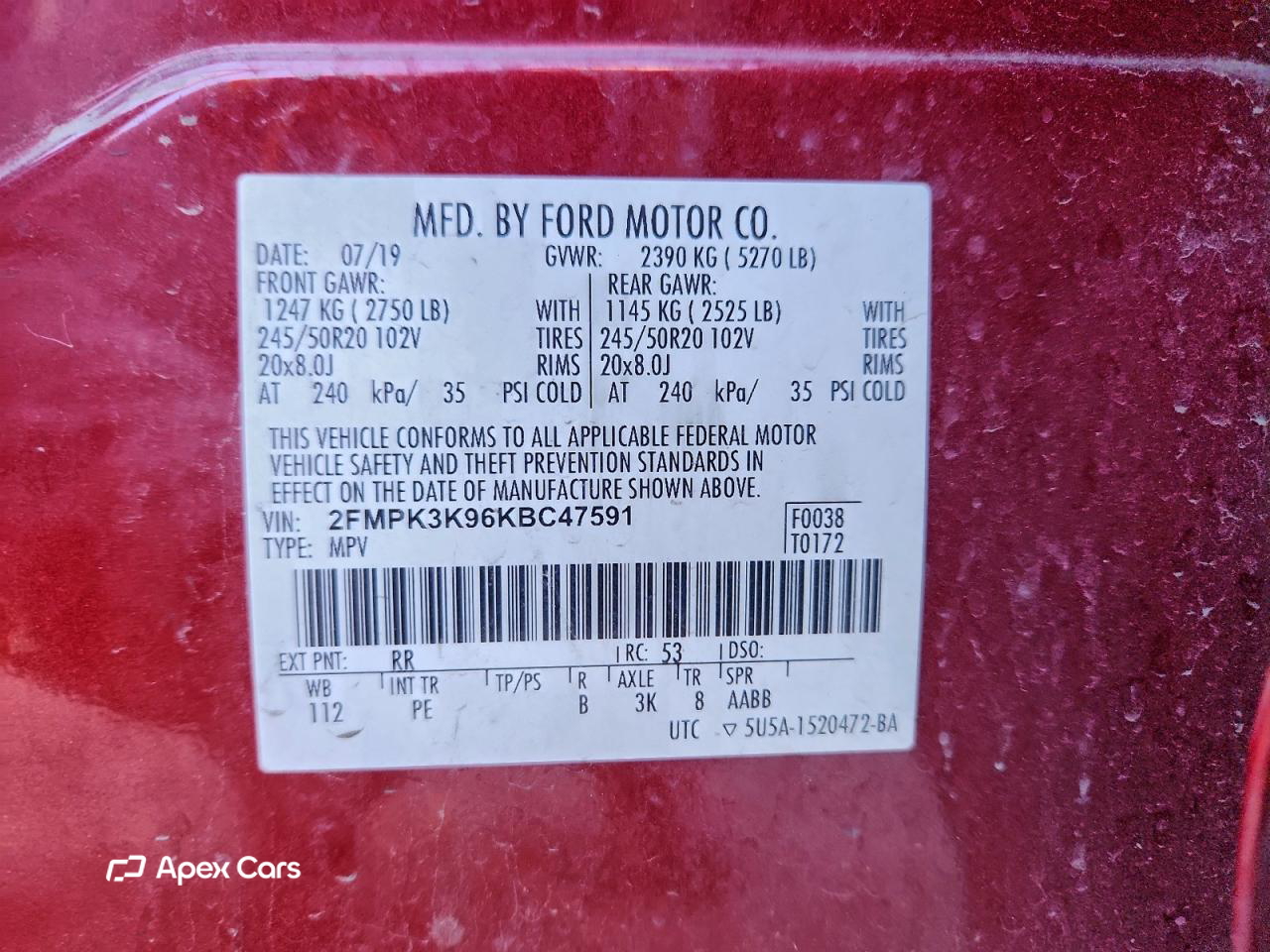 Ford Edge 2019