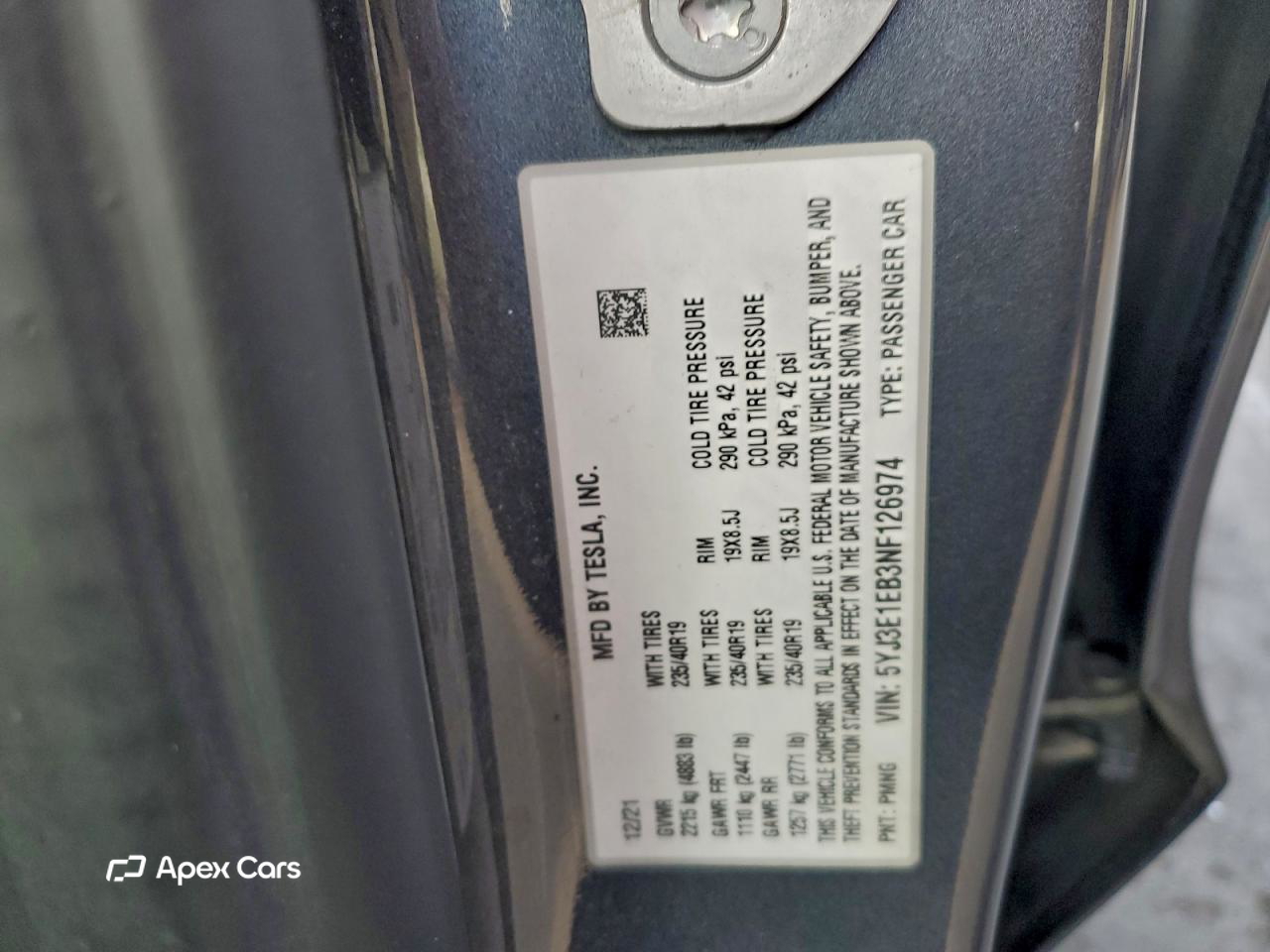 Tesla Model 3 2022