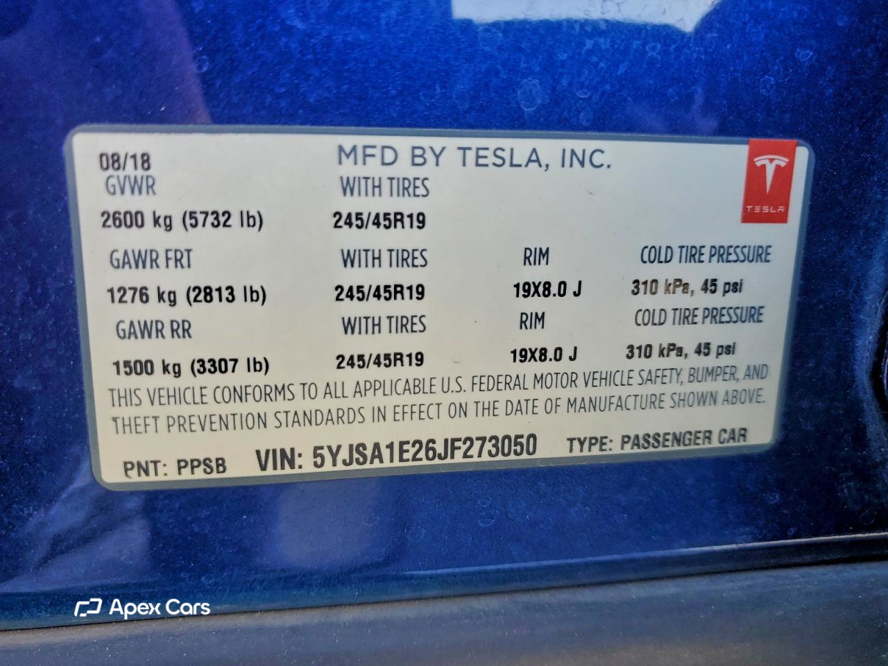 Tesla Model S 2018