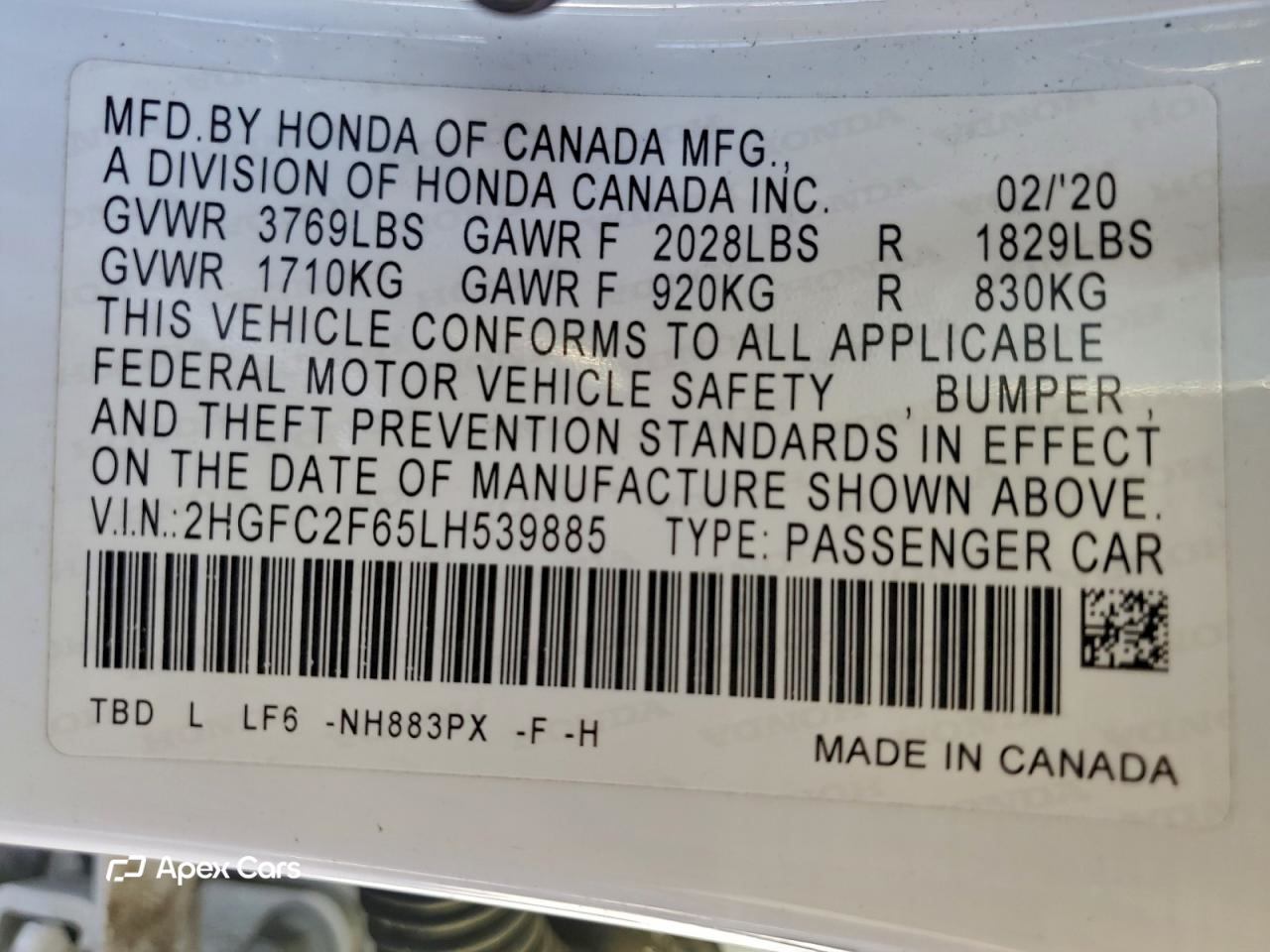 Honda Civic 2020