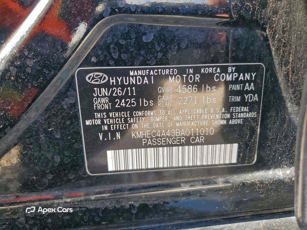 Hyundai Sonata 2011
