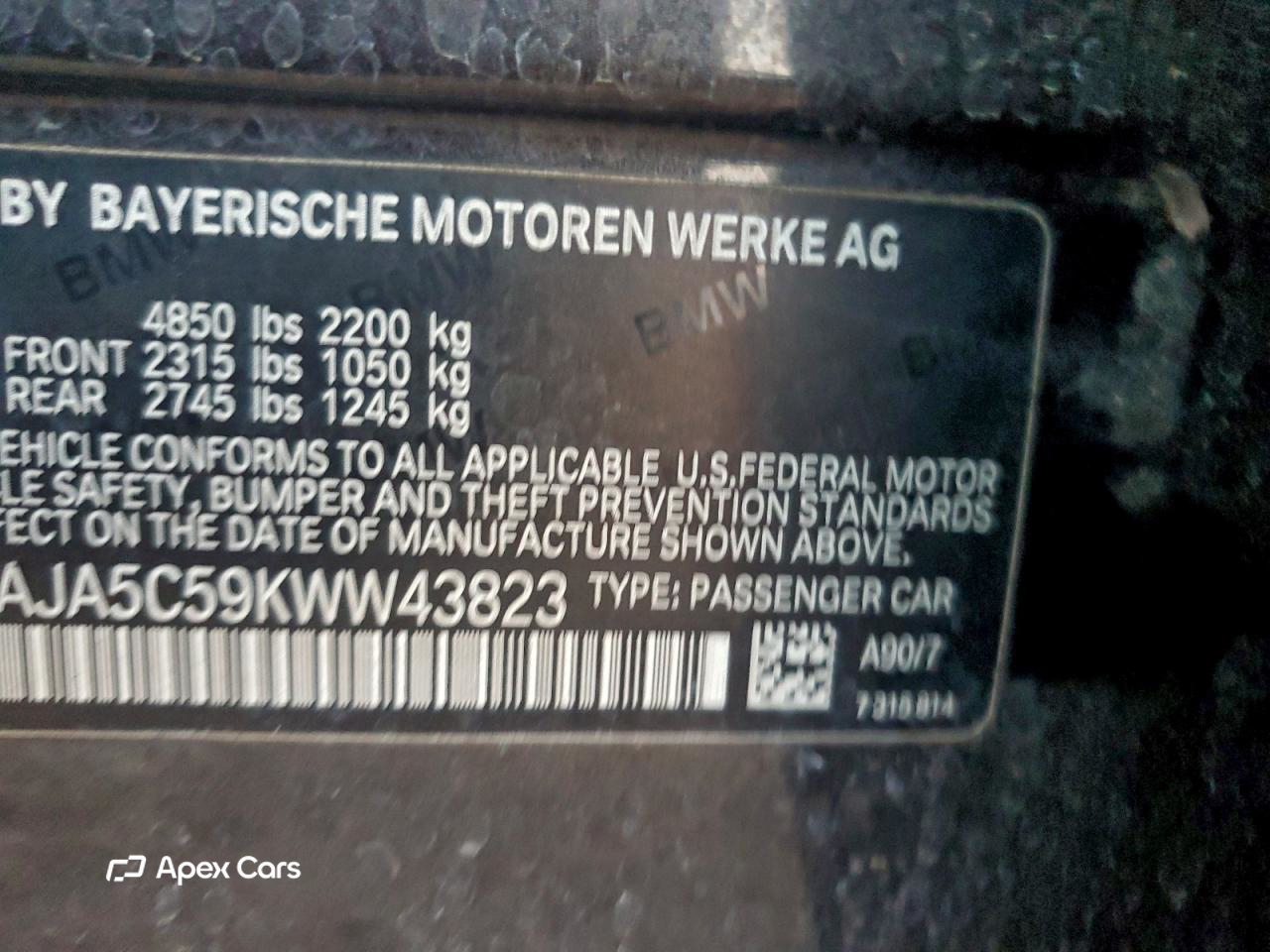 BMW Series 5 2019