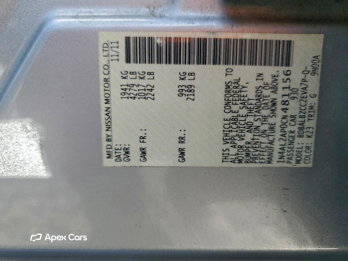 Nissan Altima 2012