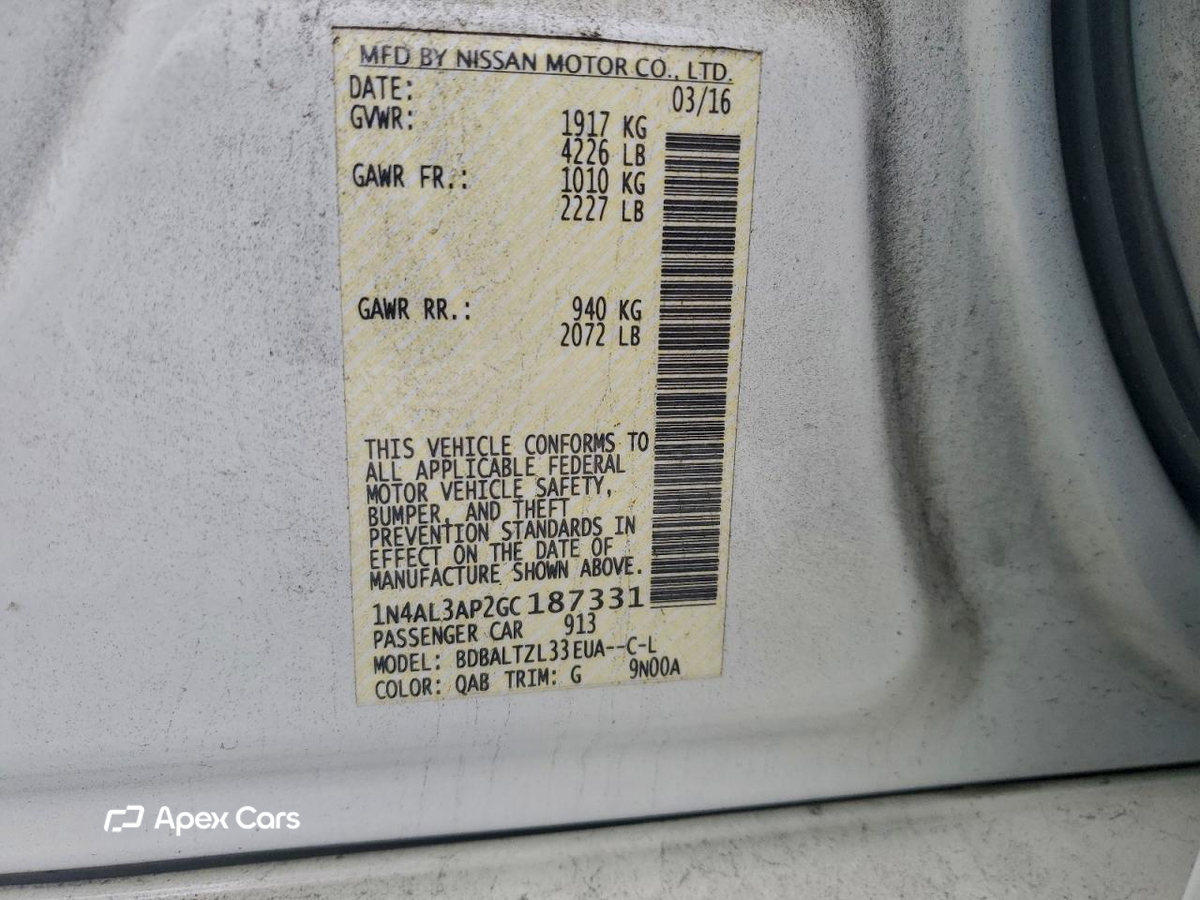 Nissan Altima 2016