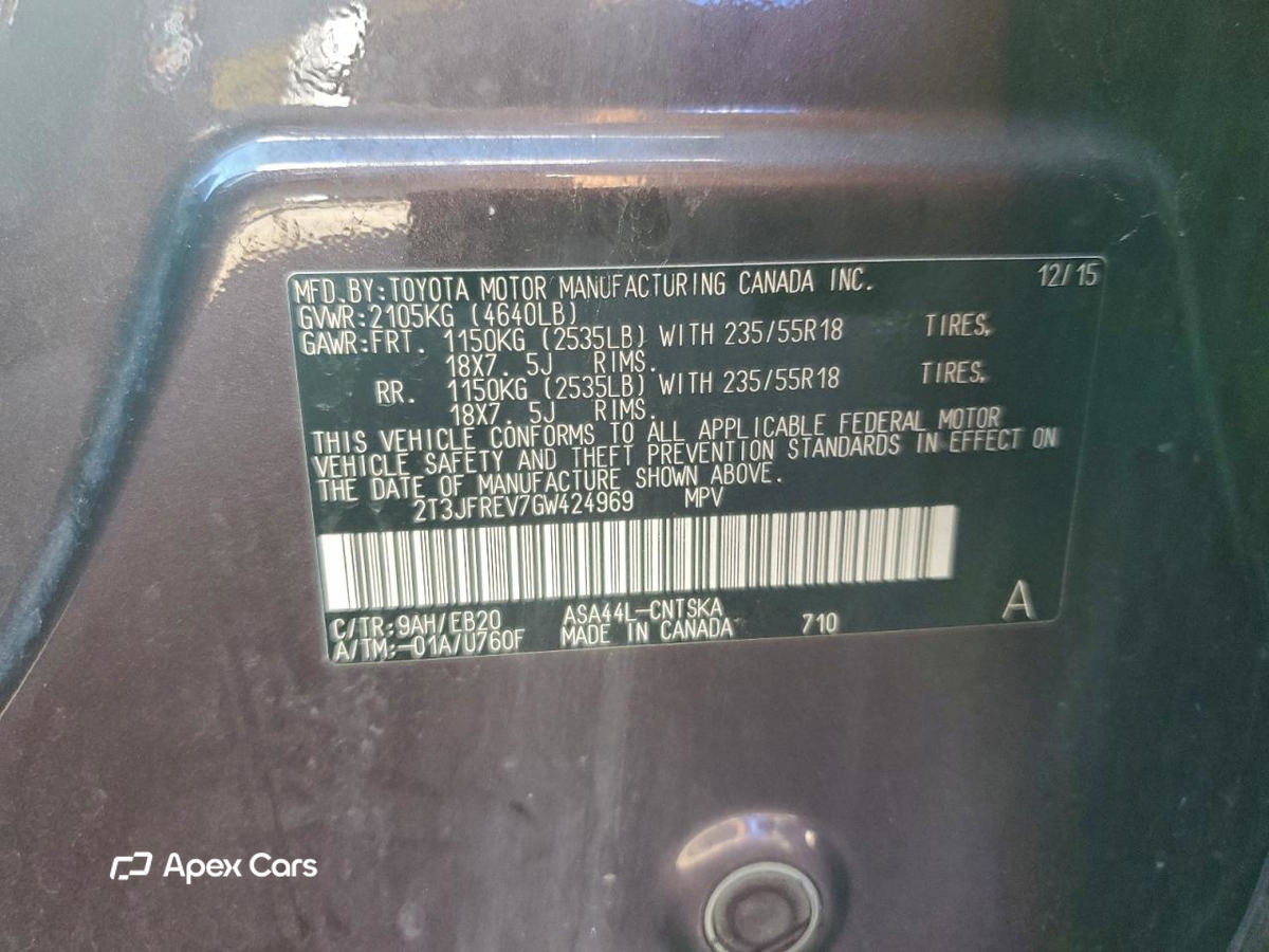 Toyota RAV 4 2016