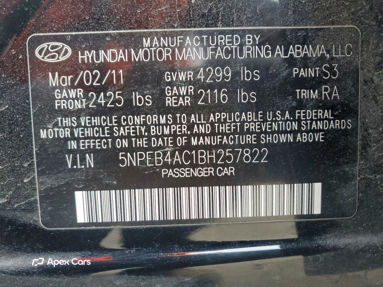 Hyundai Sonata 2011