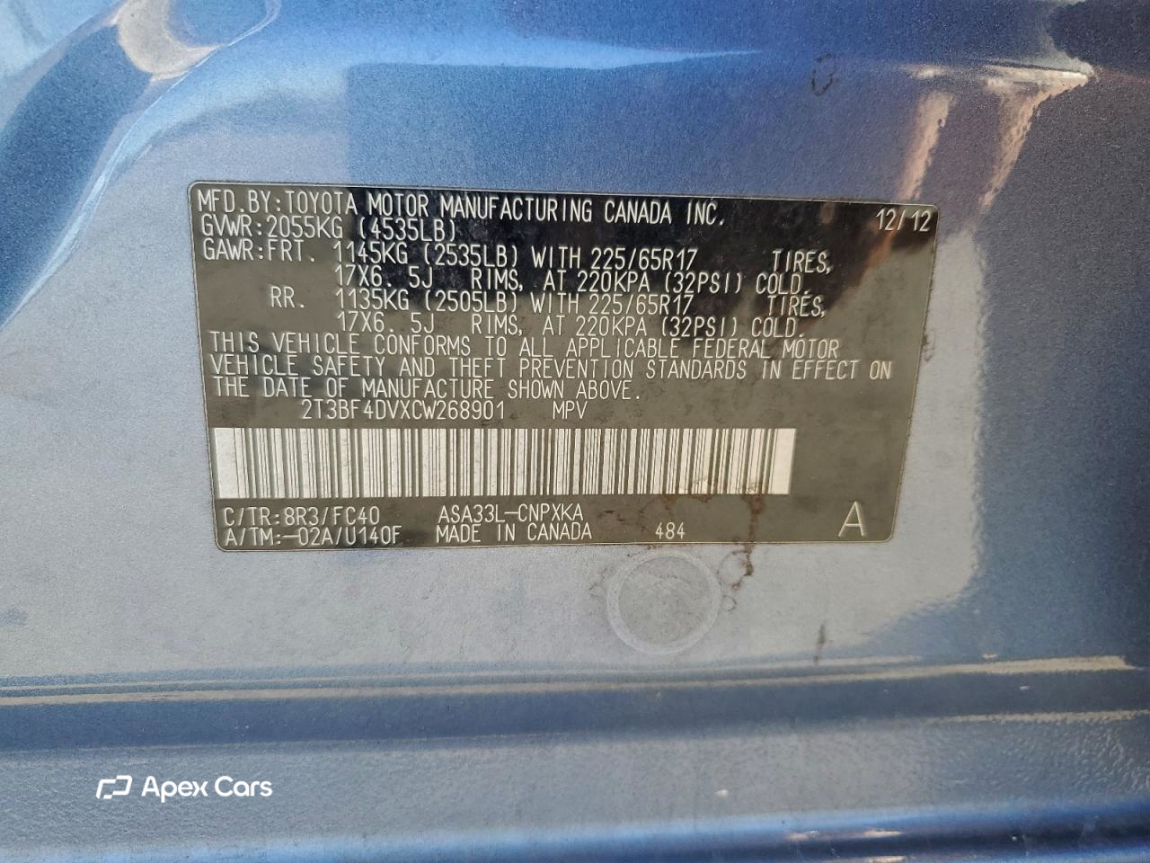 Toyota RAV 4 2012