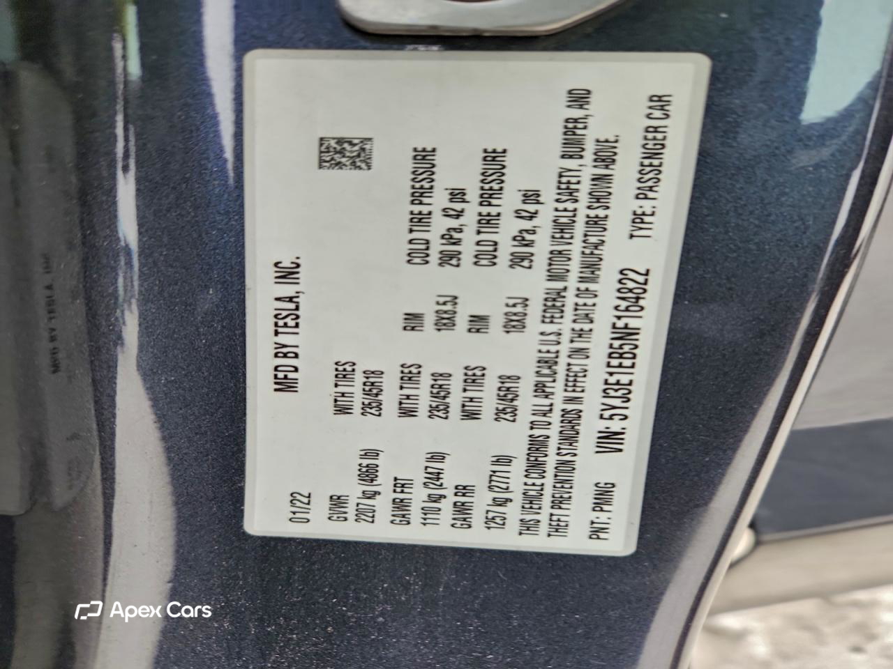 Tesla Model 3 2022