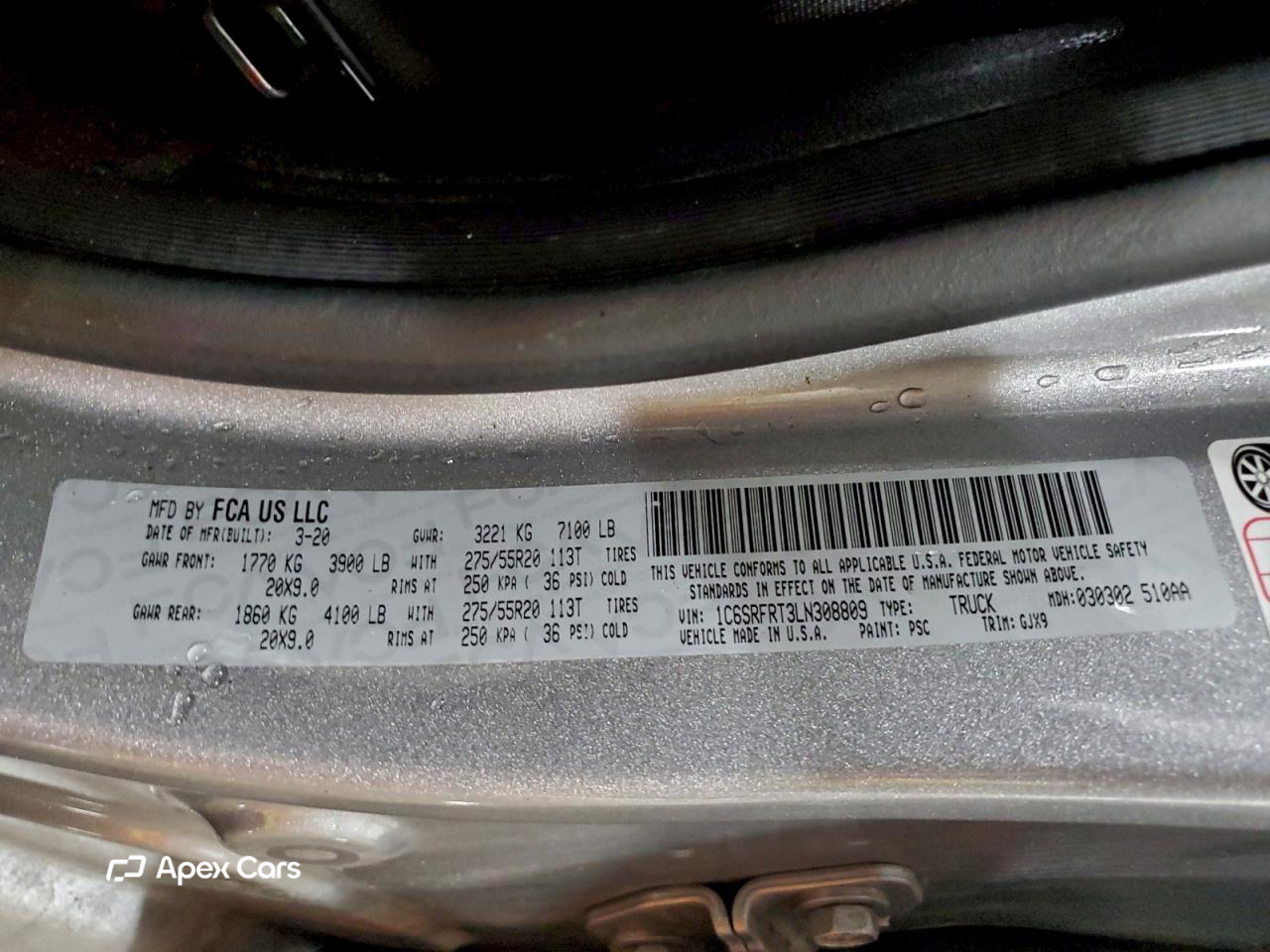 RAM 1500 2020