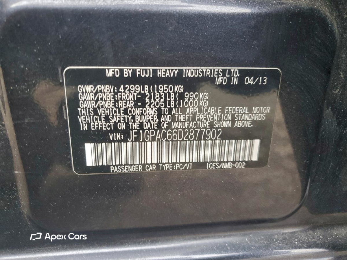 Subaru Impreza 2013