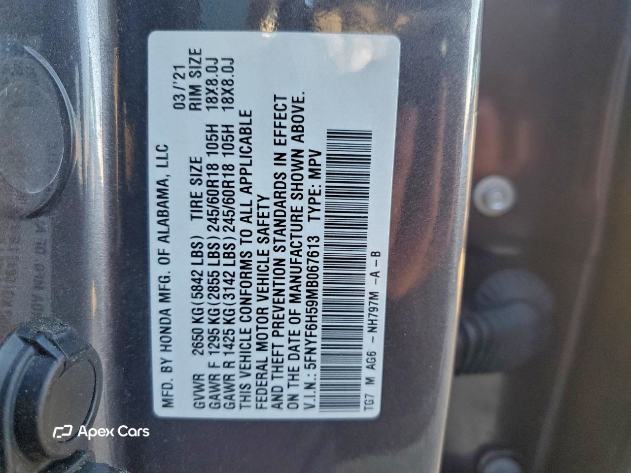 Honda Pilot 2021