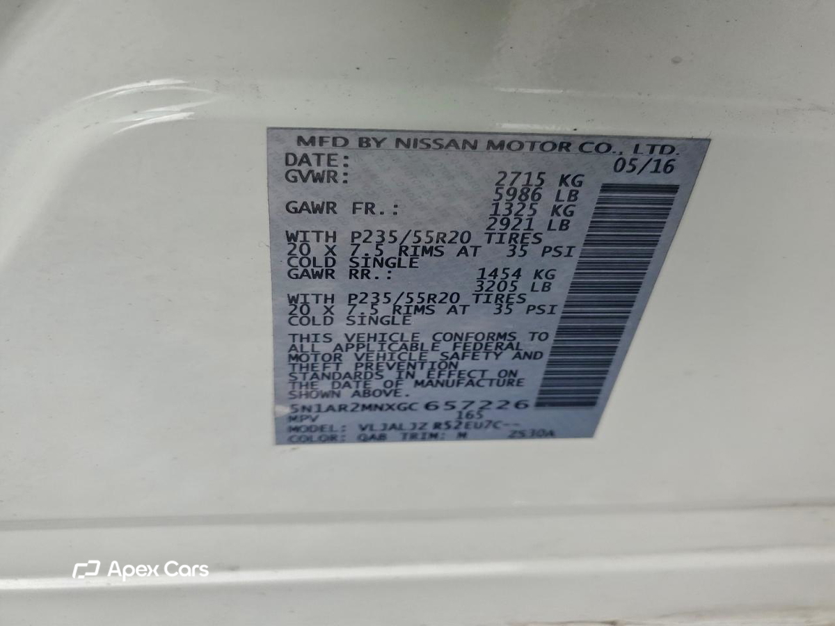 Nissan Pathfinder 2016