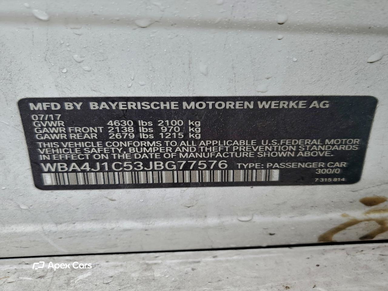 BMW Series 4 2018