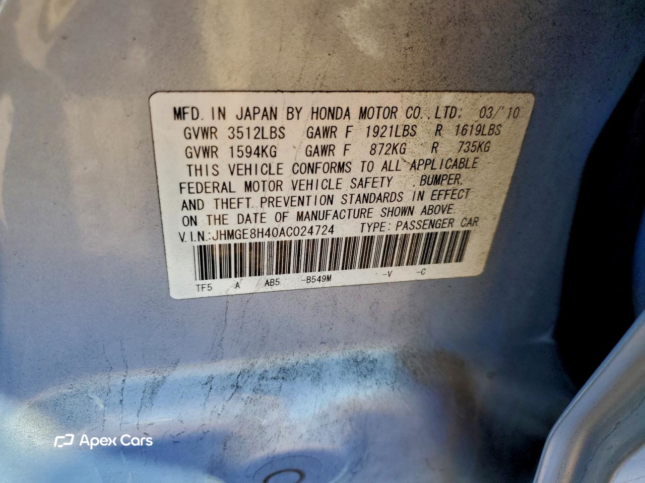 Honda Fit 2010