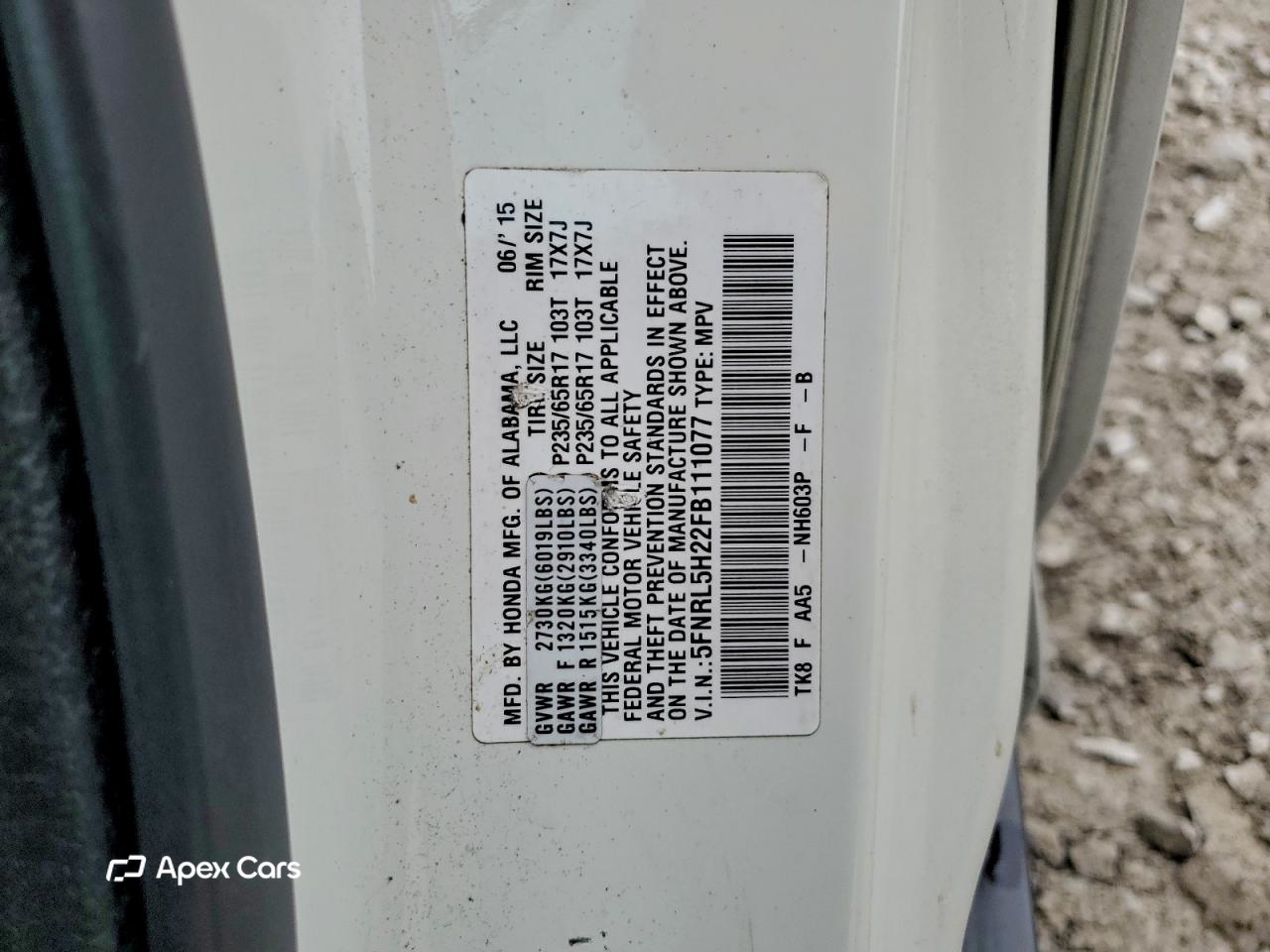 Honda Odyssey 2015