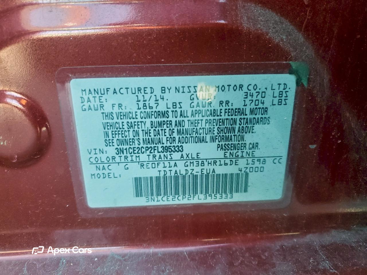 Nissan Versa 2015