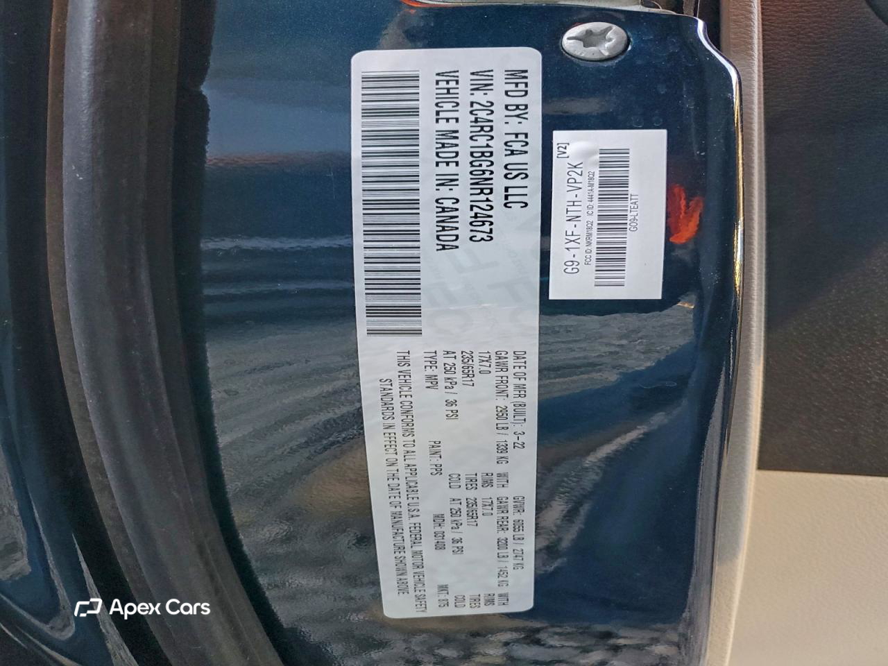 Chrysler Pacifica 2022