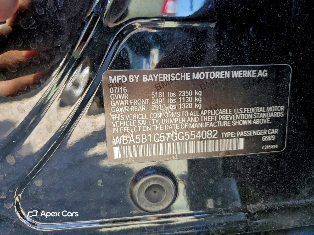 BMW Series 5 2016