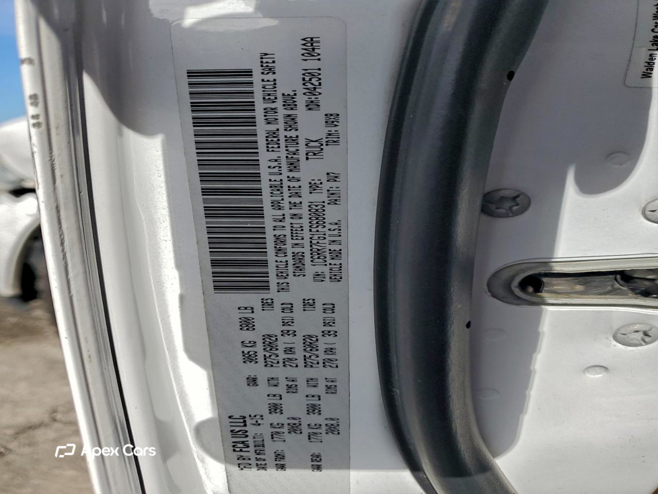 RAM 1500 2015