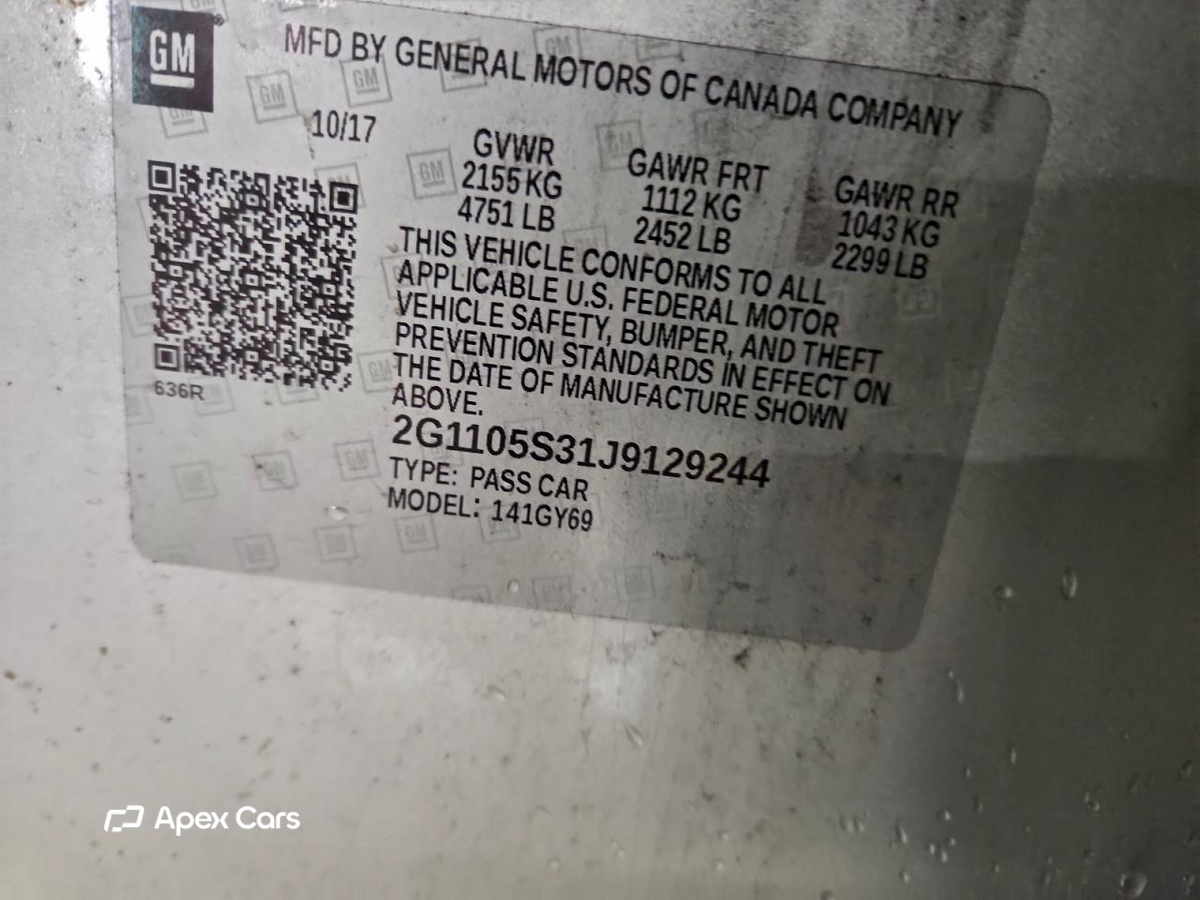 Chevrolet Impala 2018