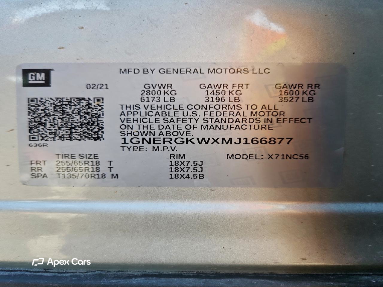Chevrolet Traverse 2021