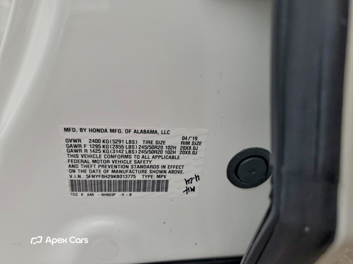 Honda Passport 2019