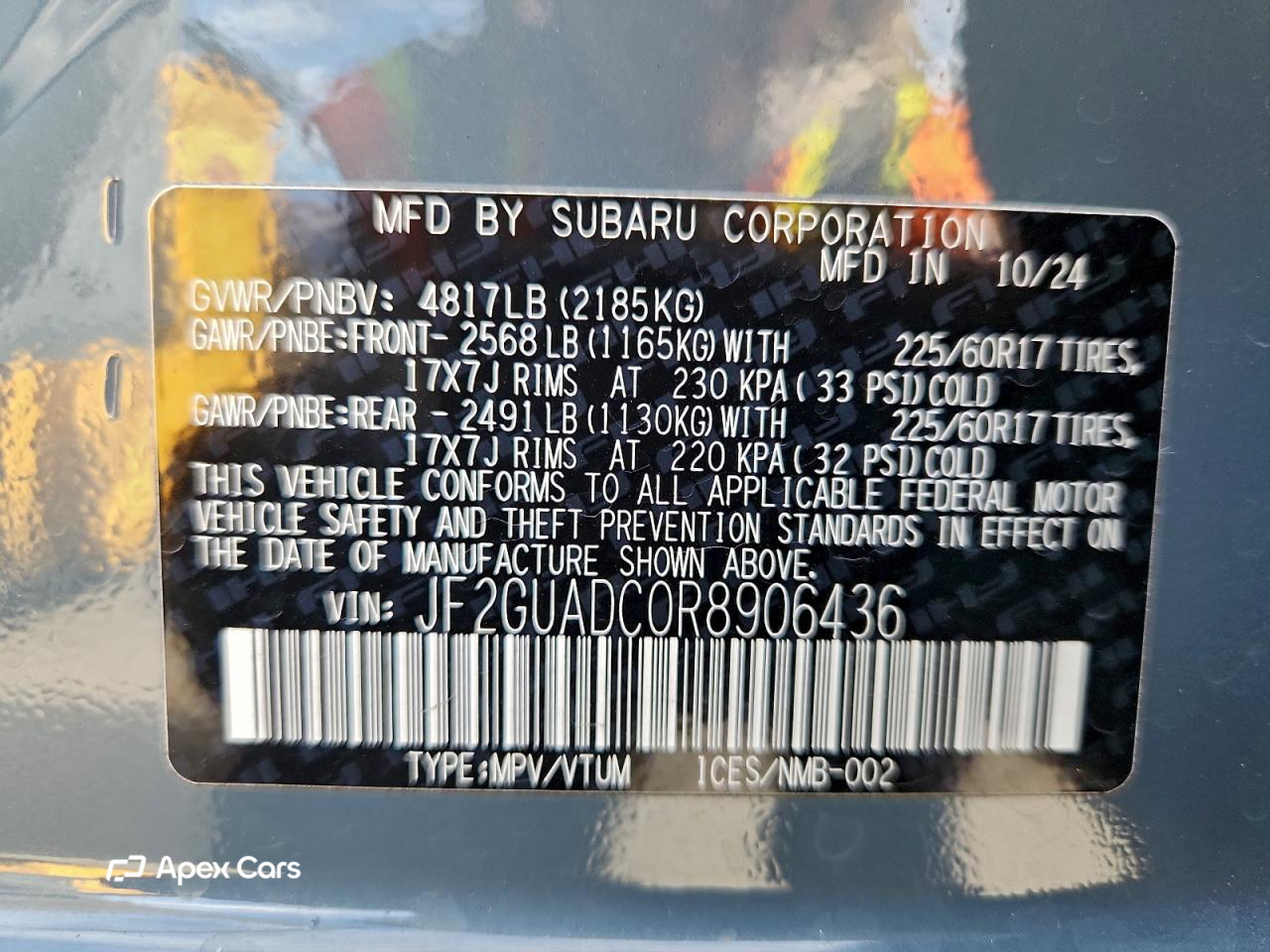Subaru XV 2024