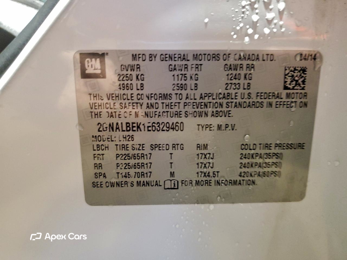 Chevrolet Equinox 2014