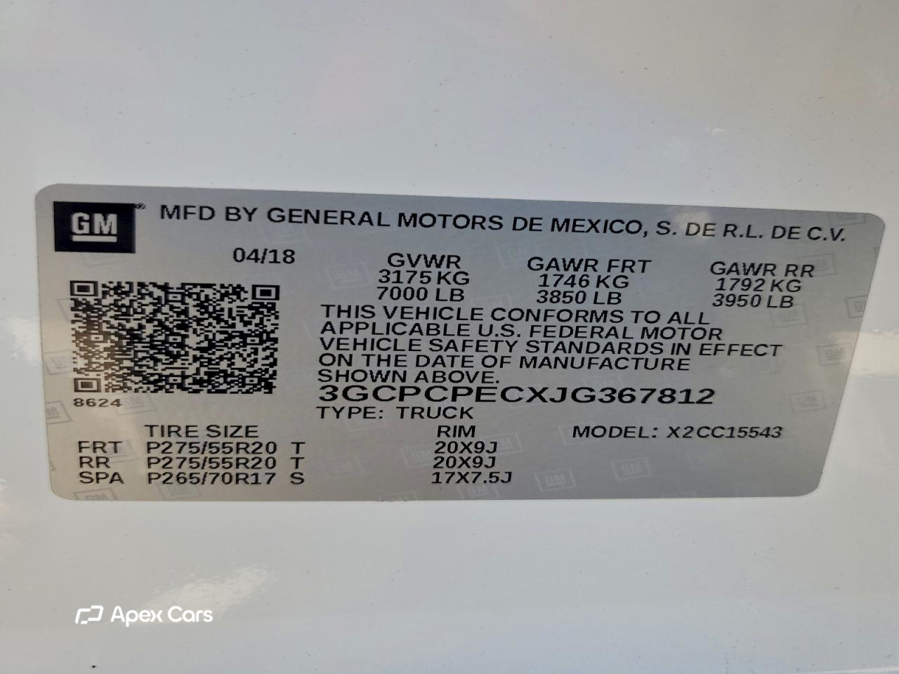 Chevrolet Silverado 2018