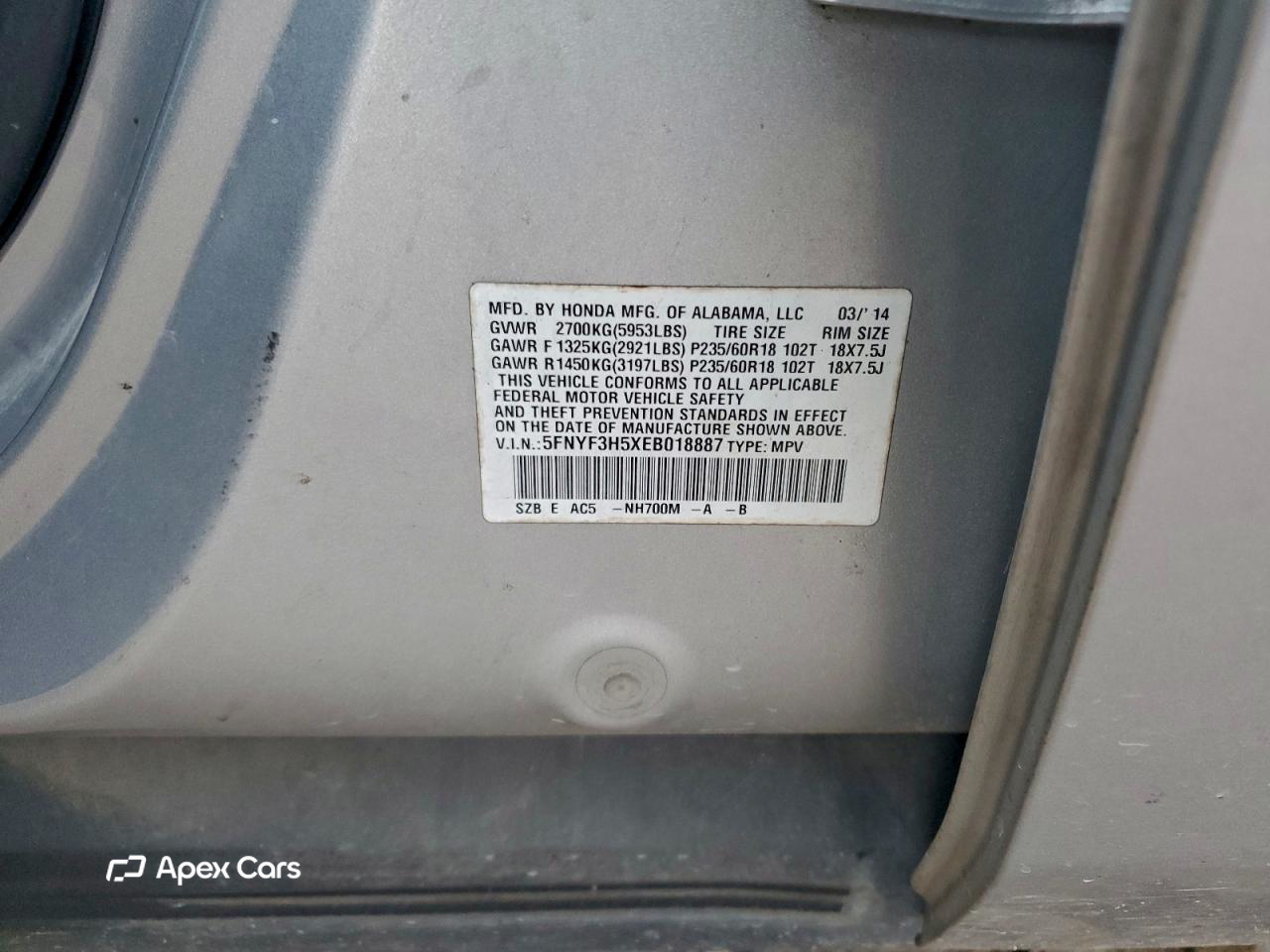Honda Pilot 2014