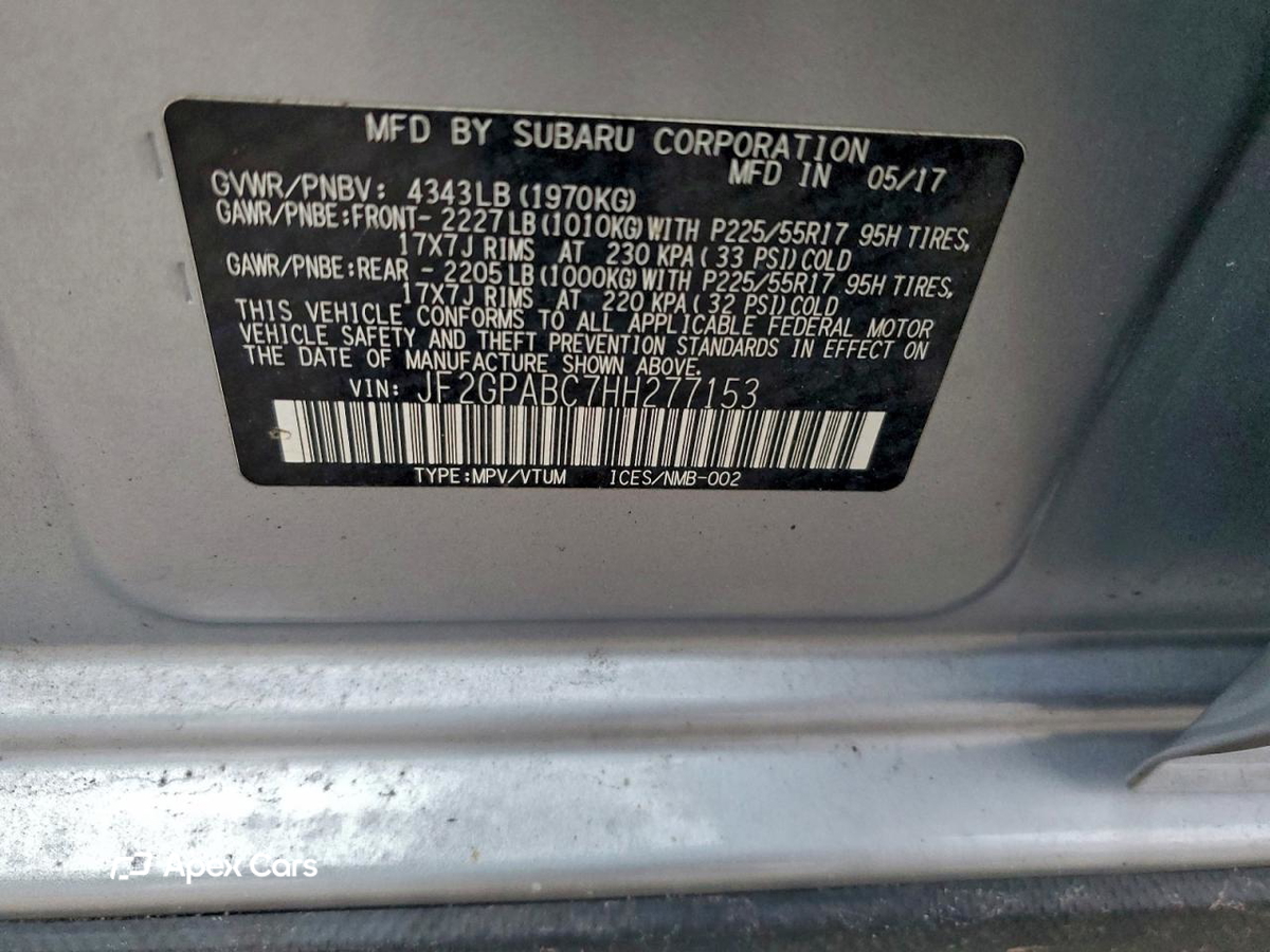 Subaru XV 2017