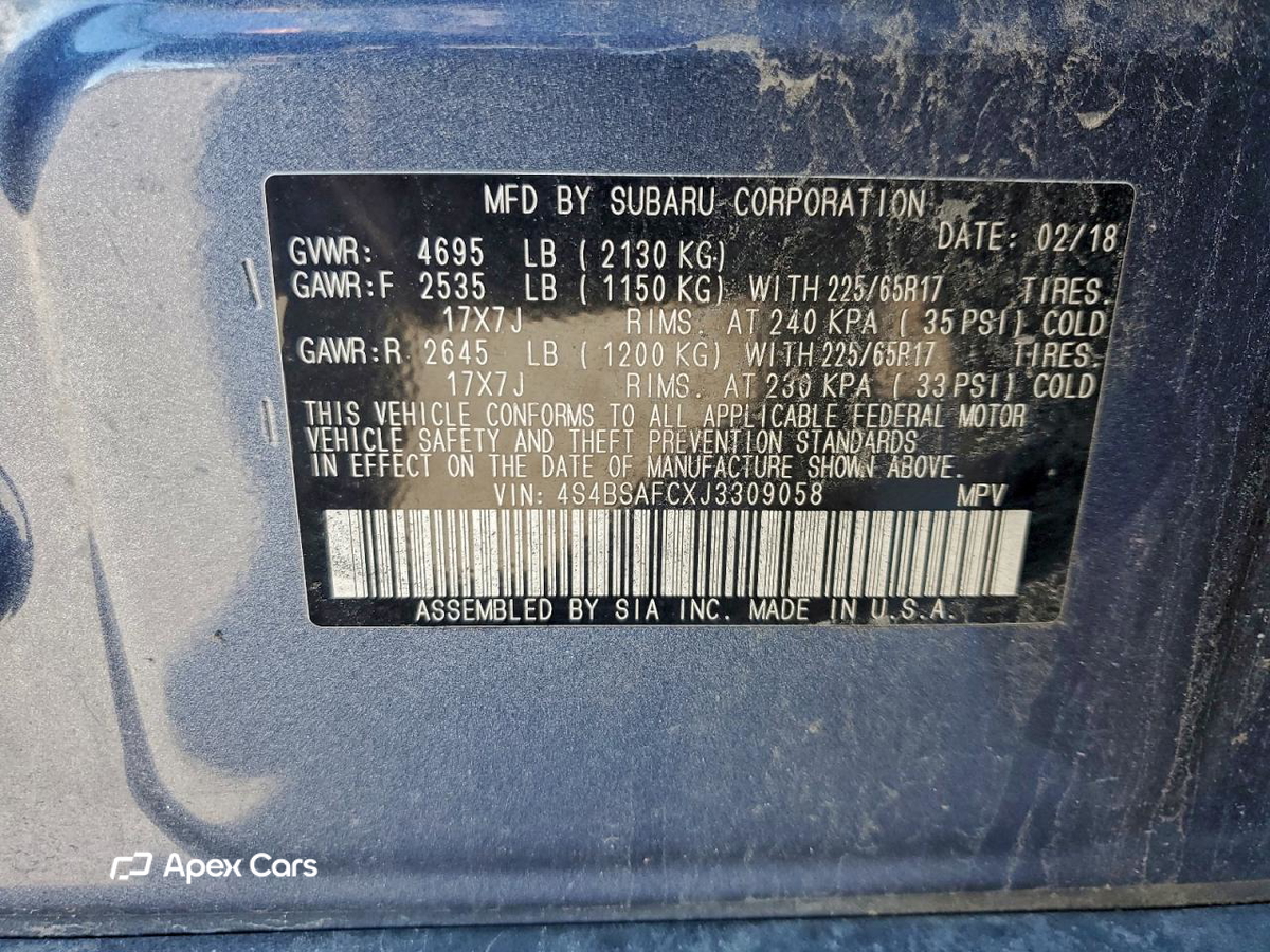 Subaru Outback 2018