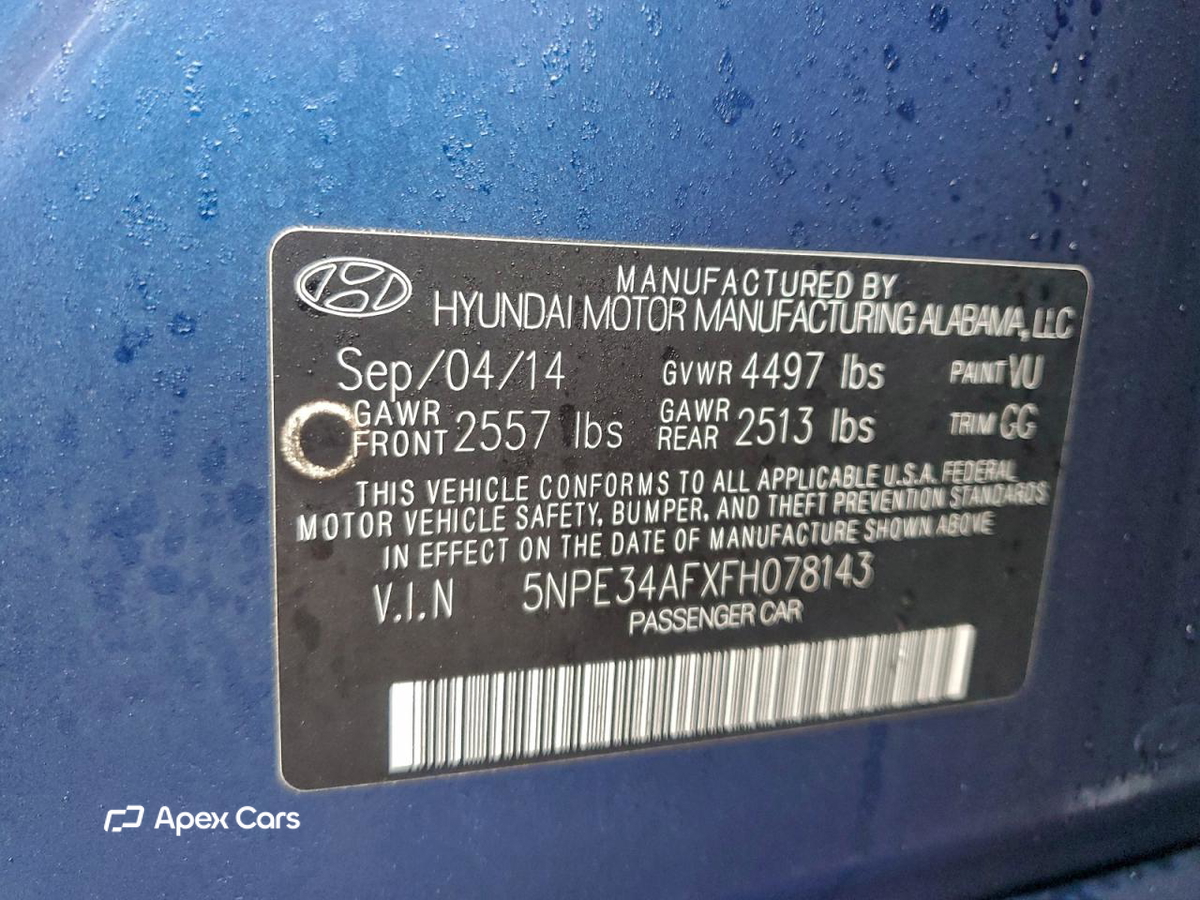 Hyundai Sonata 2015