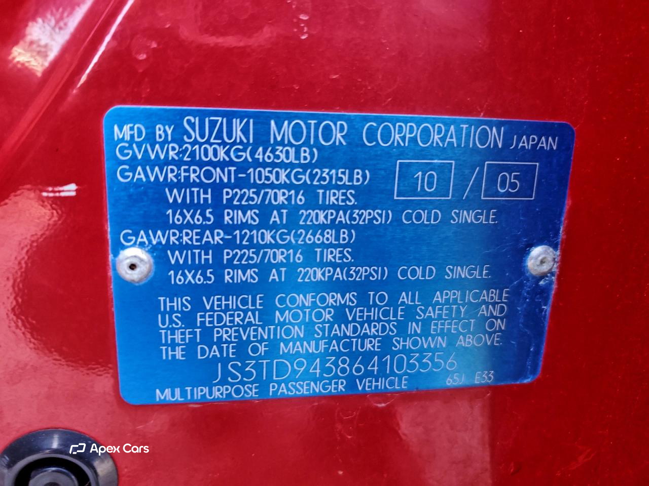 Suzuki Grand Vitara 2006