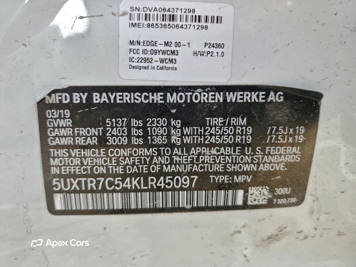 BMW X3 2019