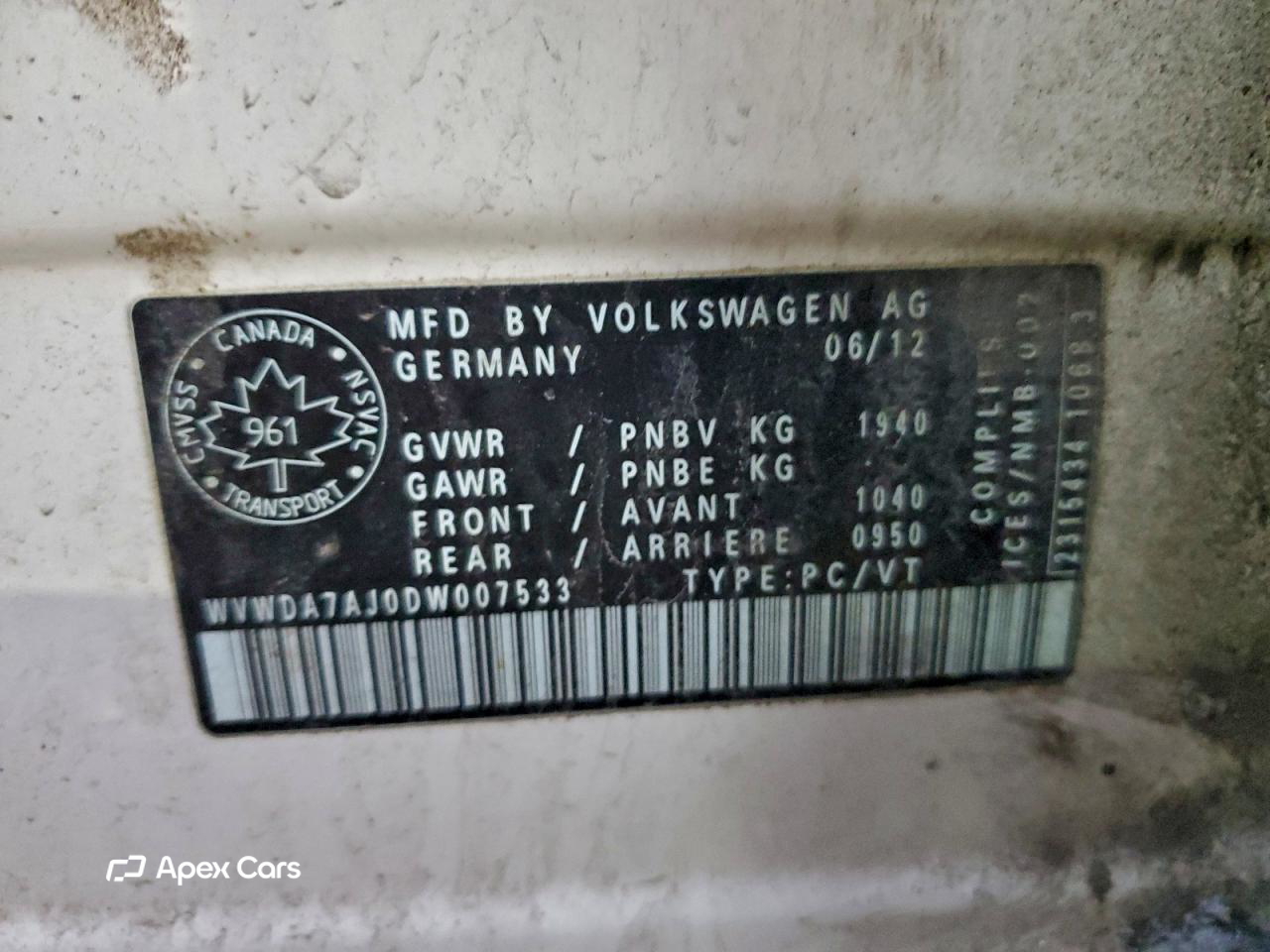 Volkswagen Golf 2013
