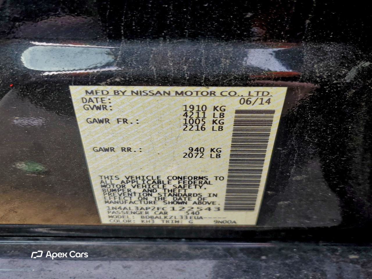 Nissan Altima 2015